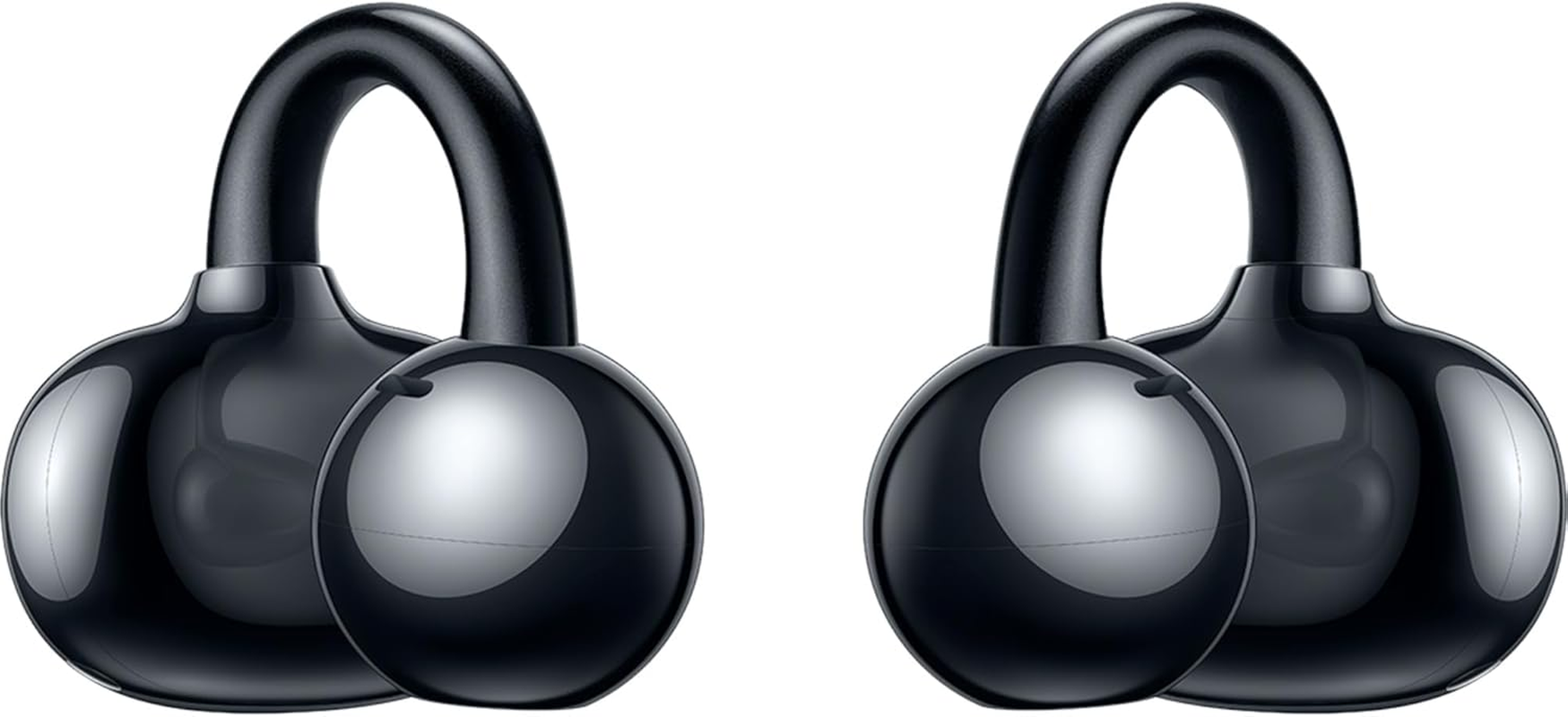 HUAWEI Freeclip Wireless Earbuds, Black, Ground-Breaking Aesthetic Design, Open-Ear Listening, Feather-Light Wearing, AI Crystal-Clear Call, Long Battery Life - AU image number 2