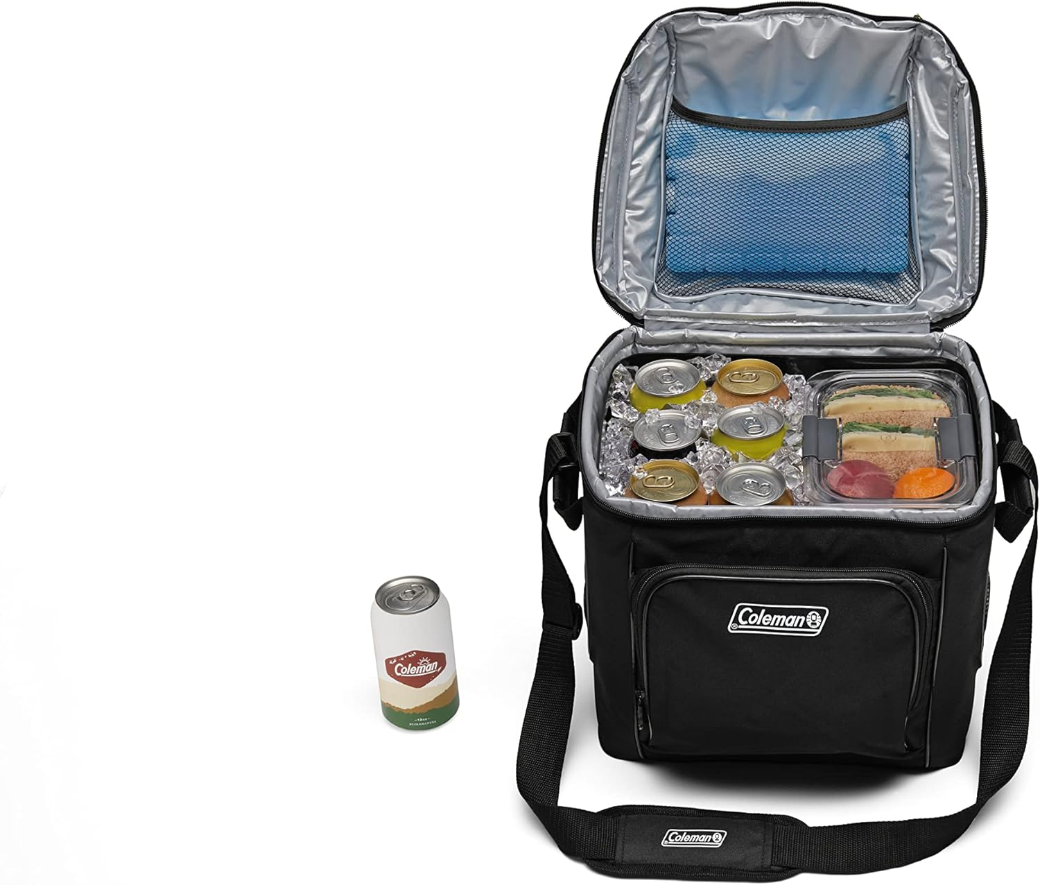 Coleman Chiller Series Insulated Soft Coolers, Leak-Proof 9/16/28/30/42 Can Coolers with Ice Retention, Wheeled & Backpack Cooler Options Available, Great for Camping, Beach, Sports, Pool, & More image number 2