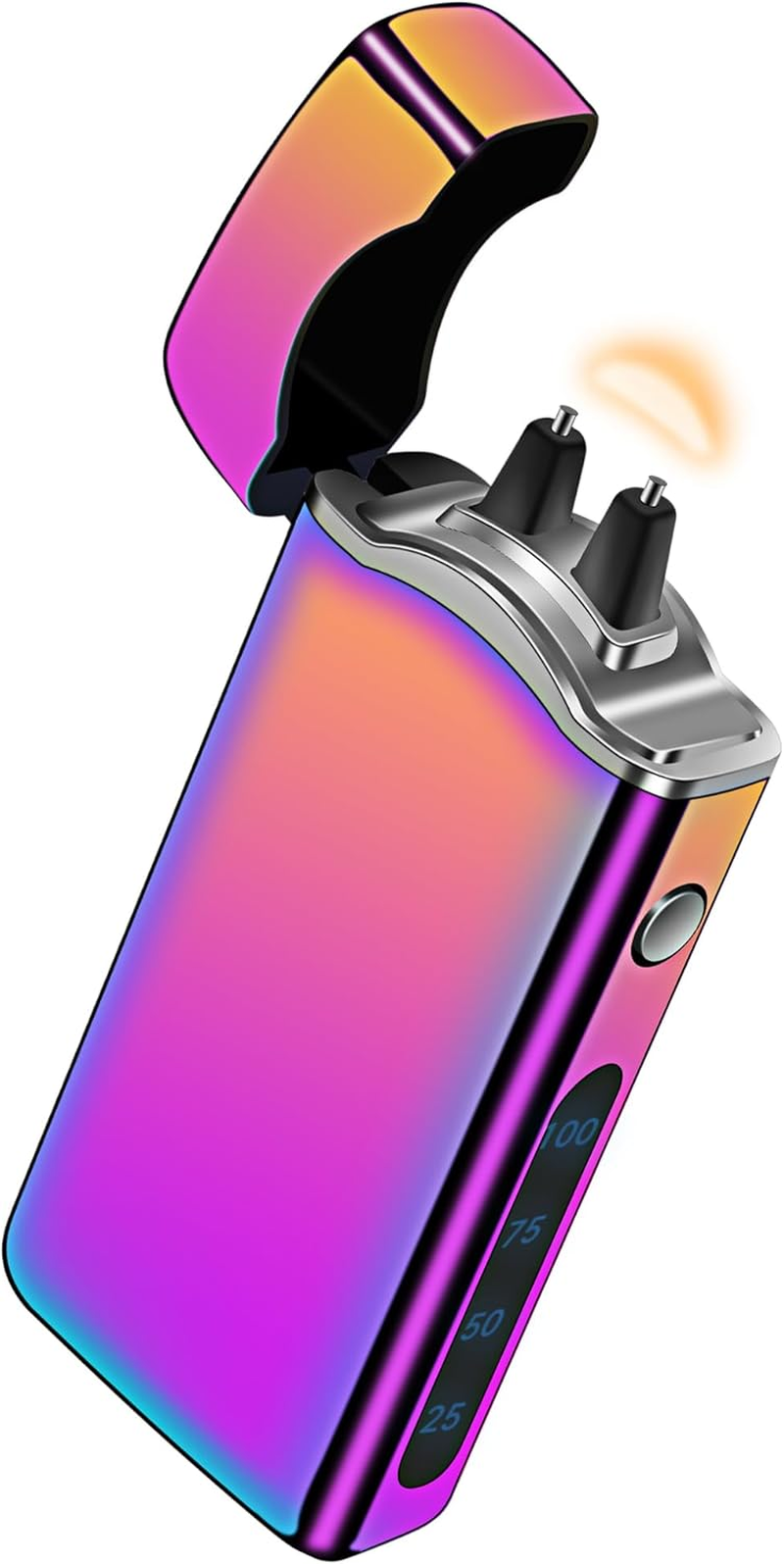 Big Arc Lighter Magical &ldquo;Flame&rdquo; USB Rechargeable Plasma Electric Cool Lighter (Black)