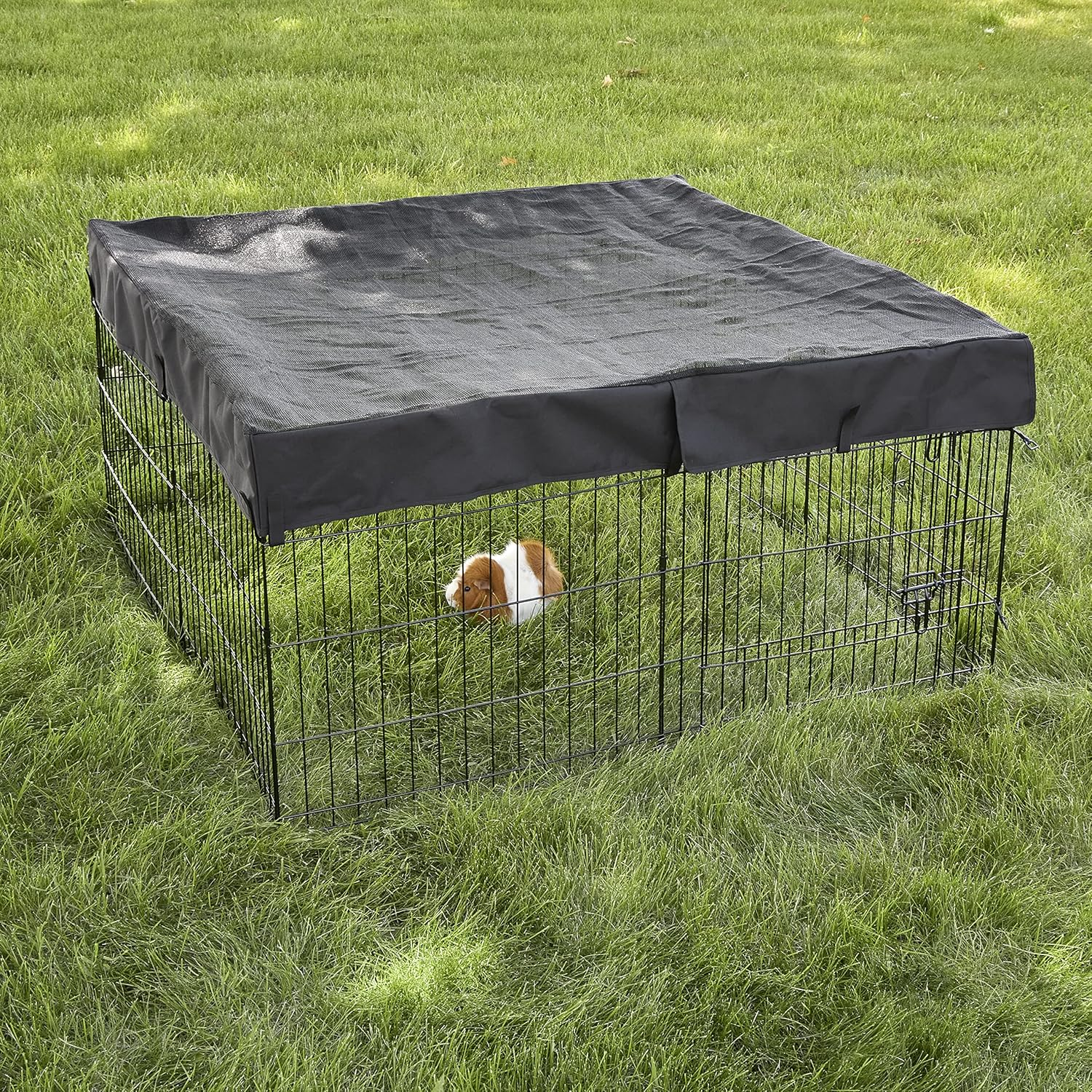 Midwest Homes for Pets Square Exercise Pen Fabric Mesh Top