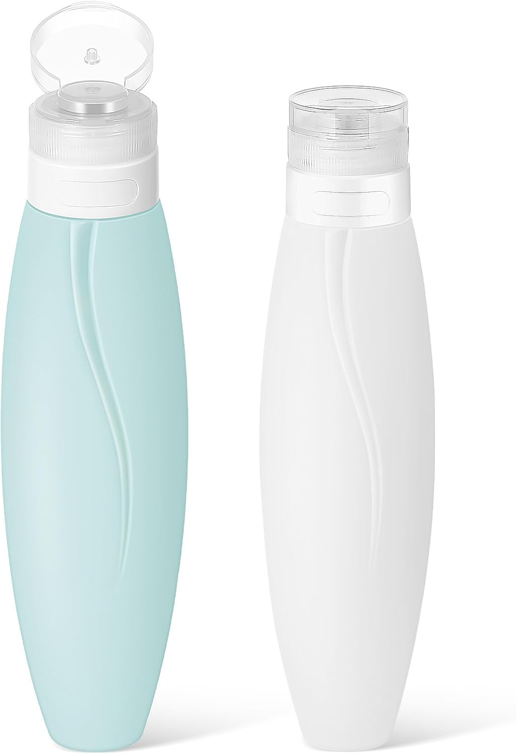 Iplusmile Travel Toiletry Bottles Set 150Ml Silicone Refillable Squeeze Bottles for Lotion Shampoo image number 3