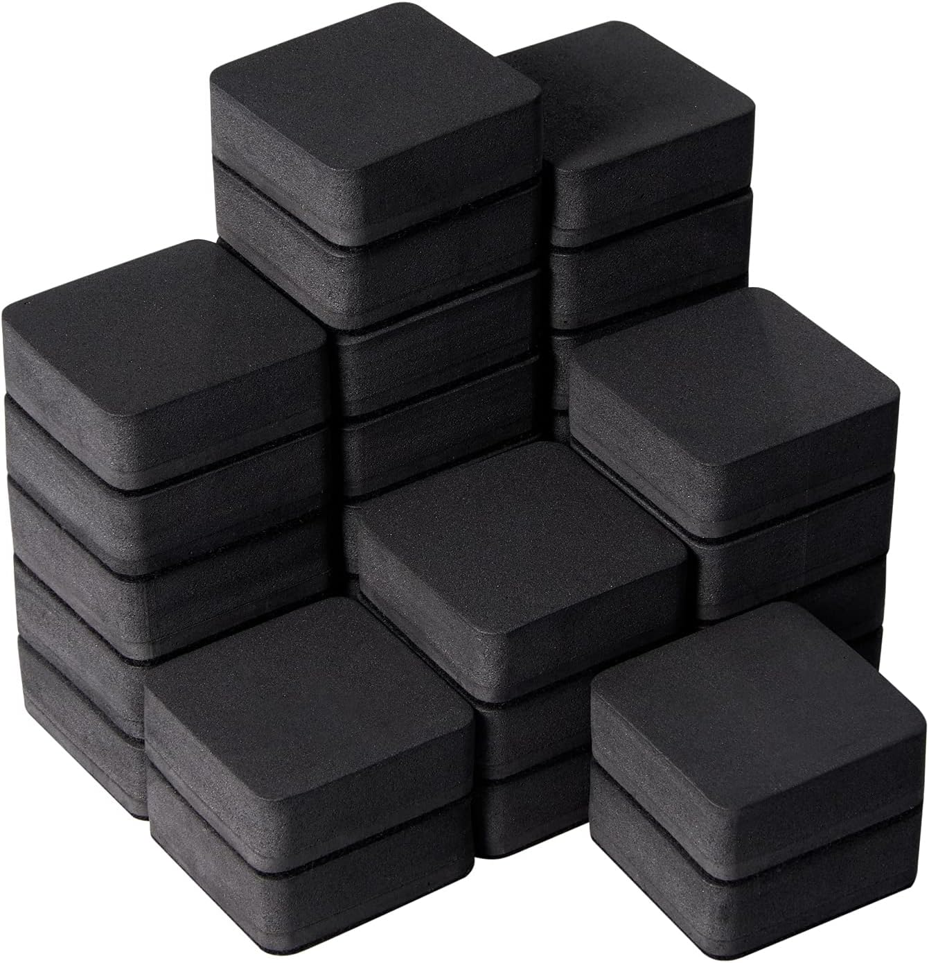 Dry Erase Erasers, Eeoyu 40 Pack Magnetic Whiteboard Dry Erasers Chalkboard Cleaner Wiper for Kids and Classroom Teacher Supplies Home and Office, Blue