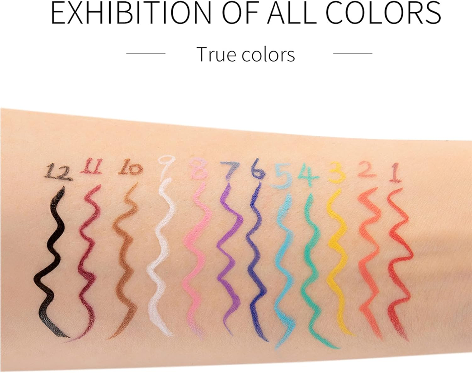 Coloured Eyeliner, Purple Eyeliner, Waterproof Liquid Eyeliner All Day Long-Lasting Eye Liners, Colourful Eyeliner for Eye Makeup Tools, Purple