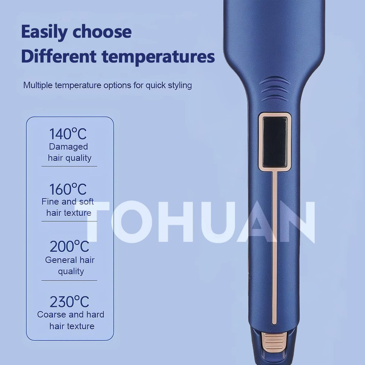 3D Grid Fluffy Hair Crimper Volumizing Ceramic Hair Volumizer Styling Tool with Adjustable Temp for Lasting Volume for Medium image number 1