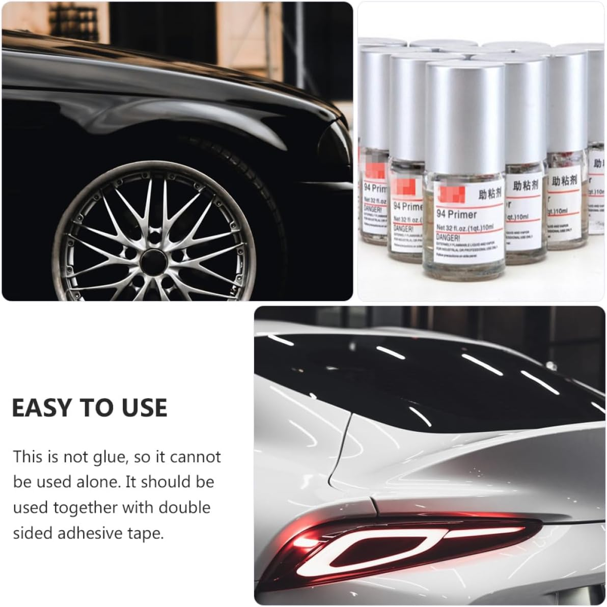 Mobestech Car Adhesion Promoter Automotive Adhesives Double Sided Adhesive Tape Activator Tape Primer 94 image number 2