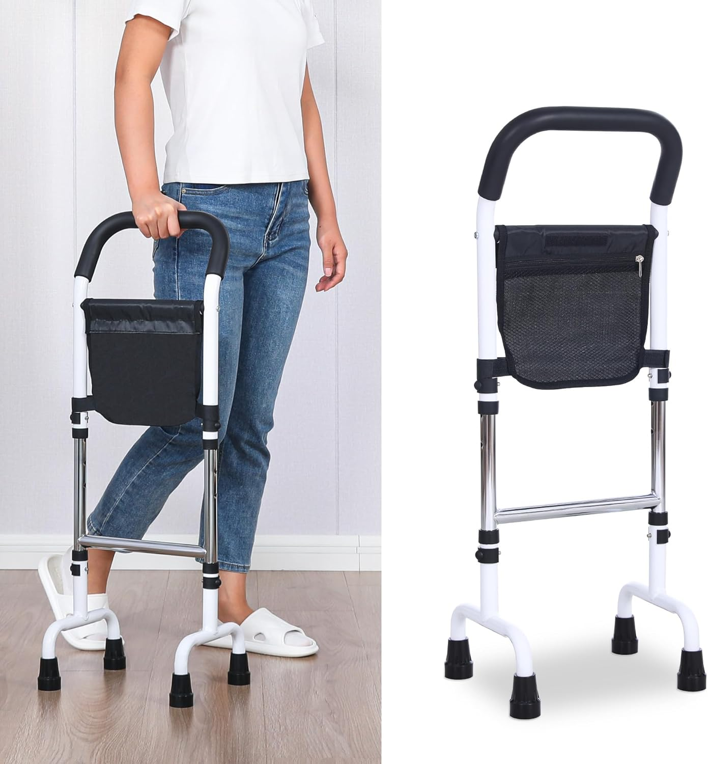 Stand Assist-Mobility Standing Aid Rail for Couch, Chair, Bedside, Toilet. Assistance Handle for Seniors and People with Limited Mobility. Safety Grab Bar for Standing, Walking image number 1