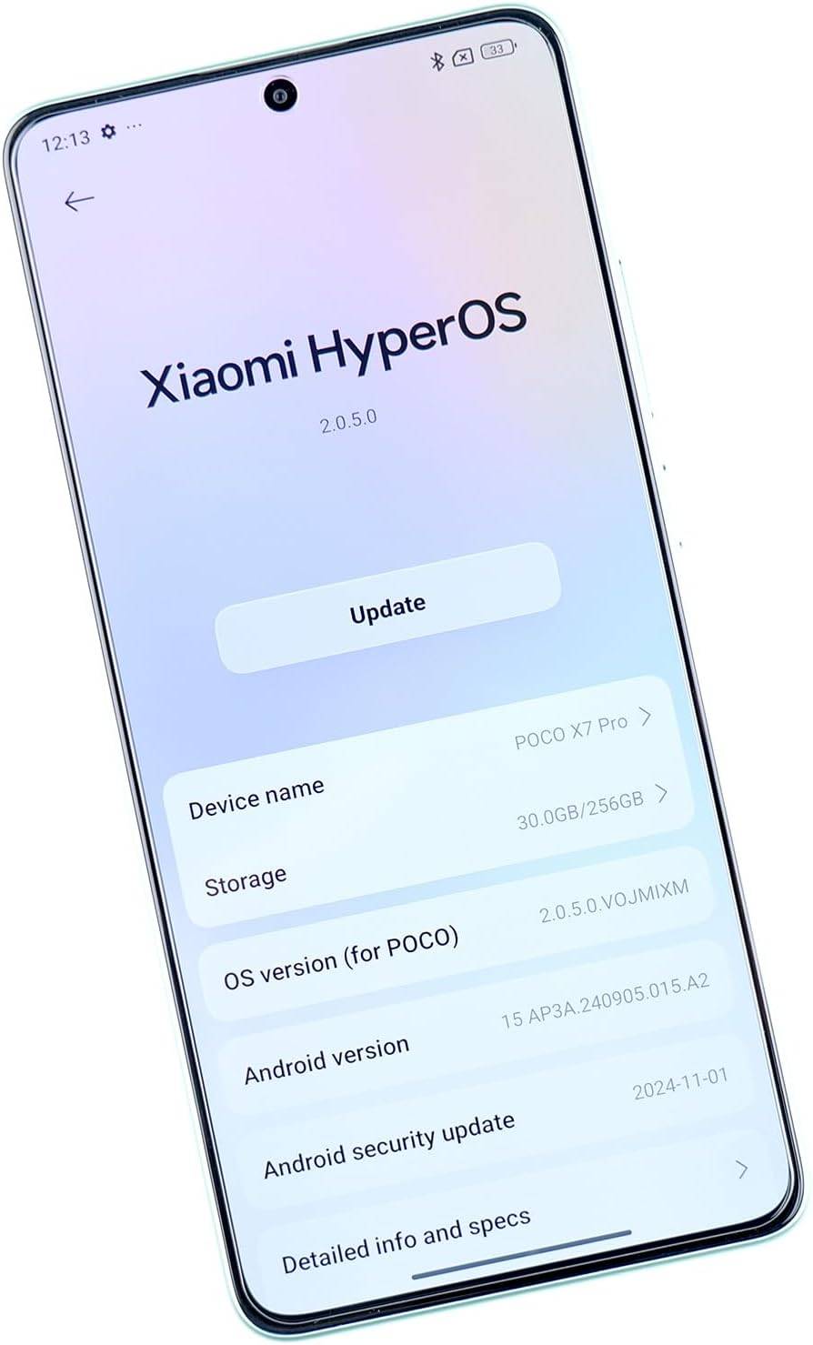 Ibywind 2 Pcs Screen Protector Compatible with Xiaomi Poco X7 Pro 5G 6.67",Tempered Glass,With 1Pc Camera Lens Protector,1Pc Back Film,Anti-Scratch,Bubble Free image number 6