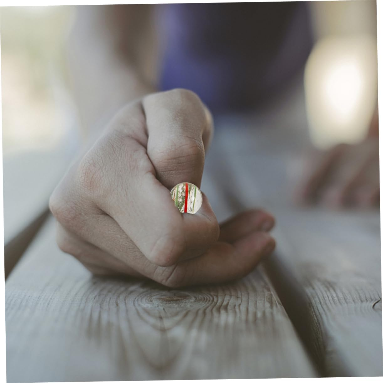 Generic 20Pcs Decorative Glass Marbles round Glass Beads for Fish Tank Kids Play Vase Fillers Assorted Colors for Crafts Floral Arrangements Table Scatters Assorted Colored image number 3