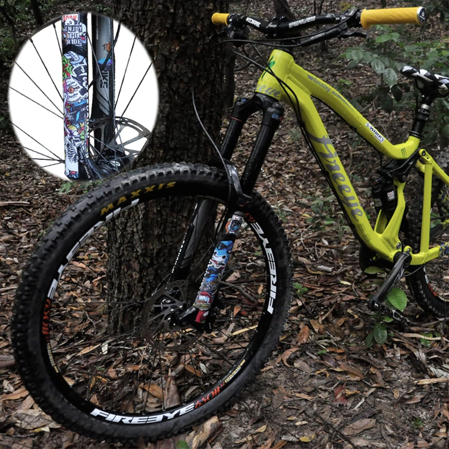 ENLEE Mountain Bike Frame Protector- Do Great at Protecting Your Bicycle Frame image number 3