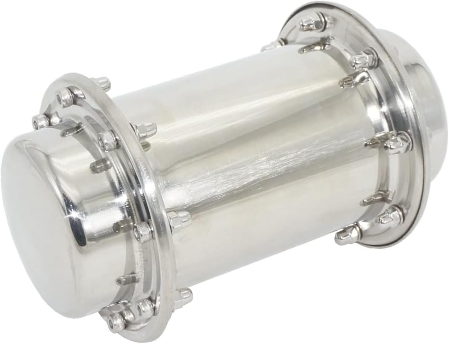 Waterproof Stainless Steel Time Capsule 18.5Cm Lock Container for Graduation Birthday Future Keepsakes Airtight Seal