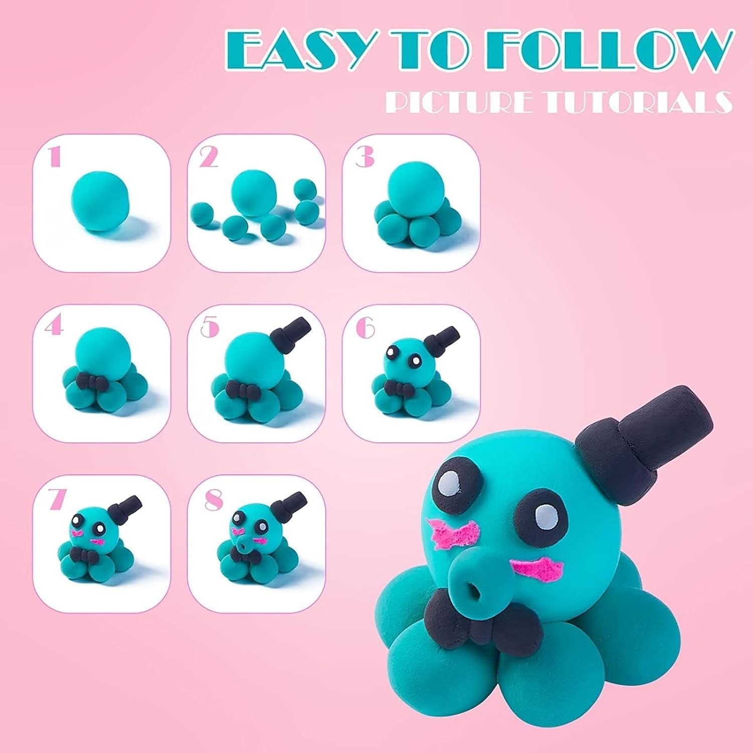 FJLYZL Clay Air Dry Clay,36 Colors Ultra Light Set for Kids,Diy Modeling Clay with Tools Starter Kit,Educational Creative Magic Clay Art Set Boys Girls 3+