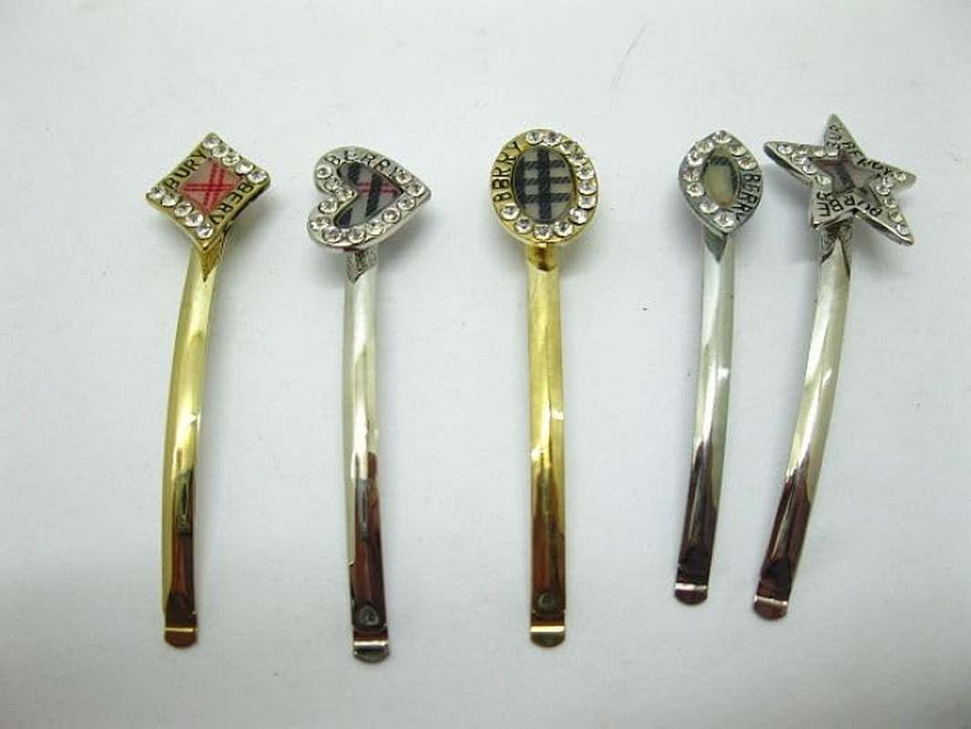 2X12 Pairs New Metal Hair Clips Barrettes image number 2