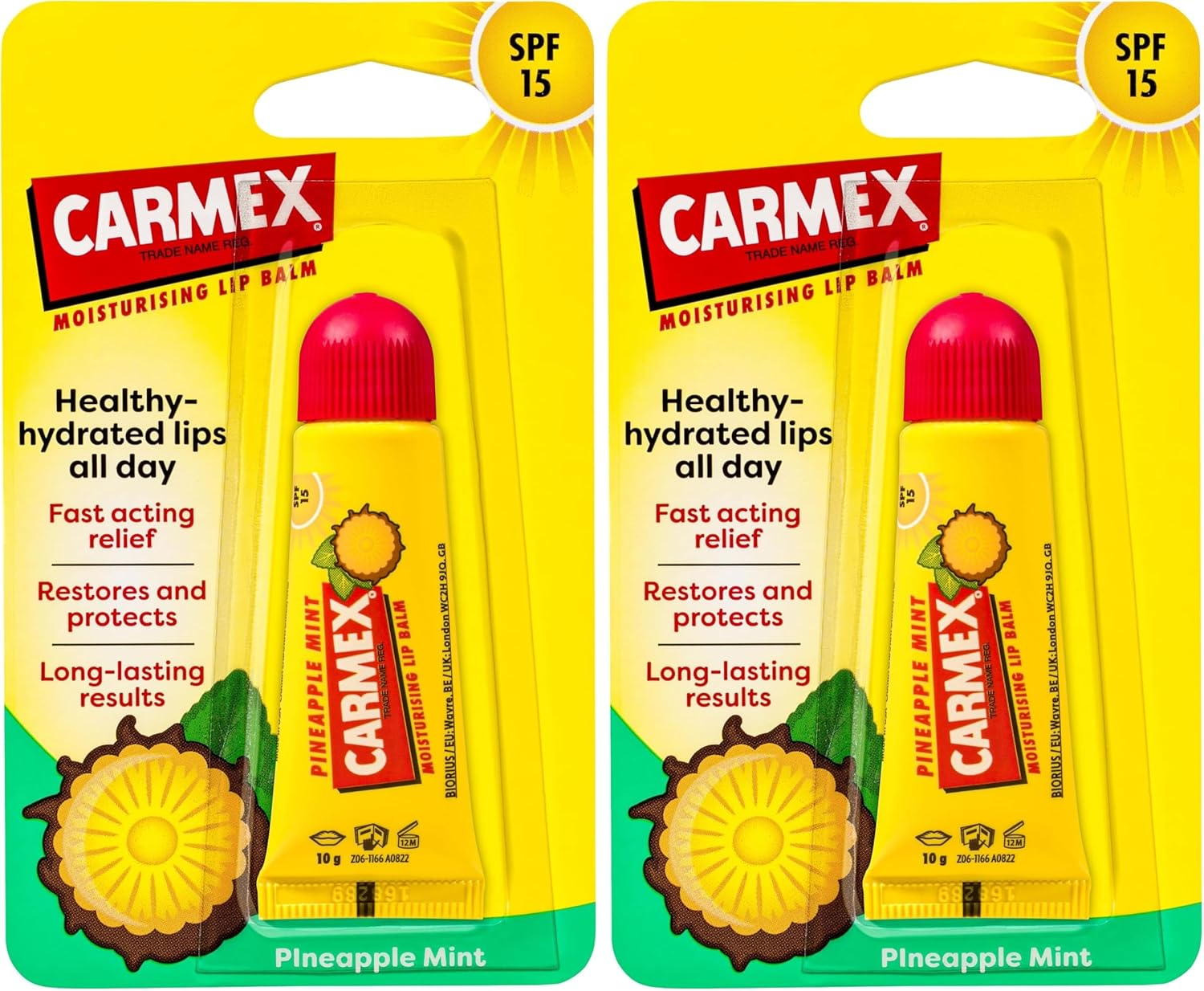 Carmex Strawberry Click Stick SPF 15, 4.25G