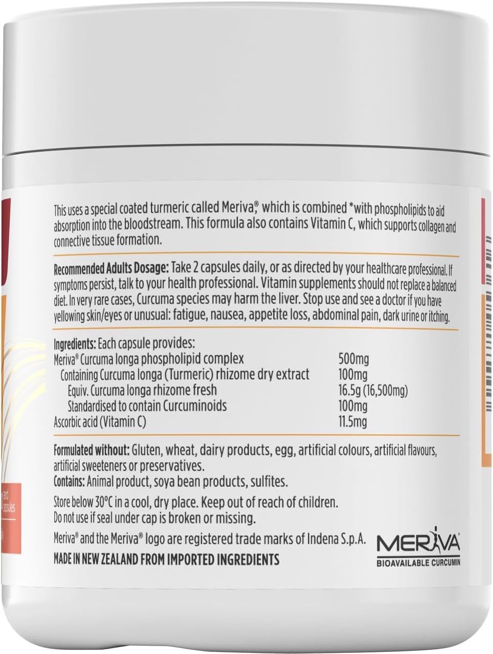 Nutralife 16, 500+ Bio-Curcumin Turmeric 60 Capsules