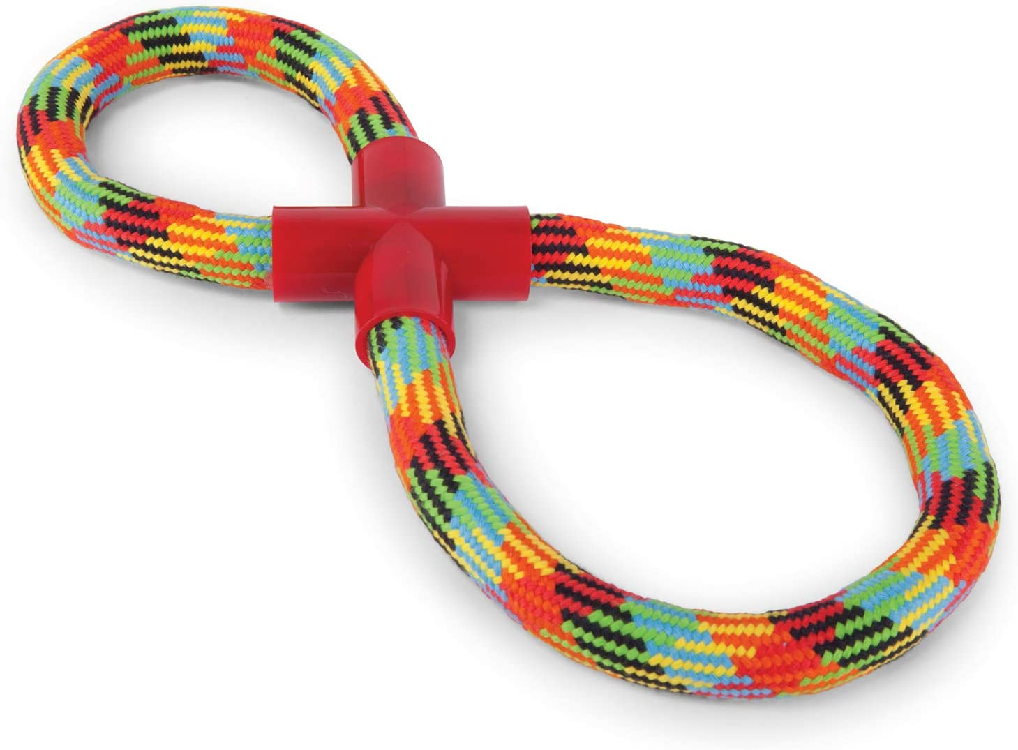 Kazoo 13749 Braided Rope Figure 8 Tug Dog Toy, Assorted