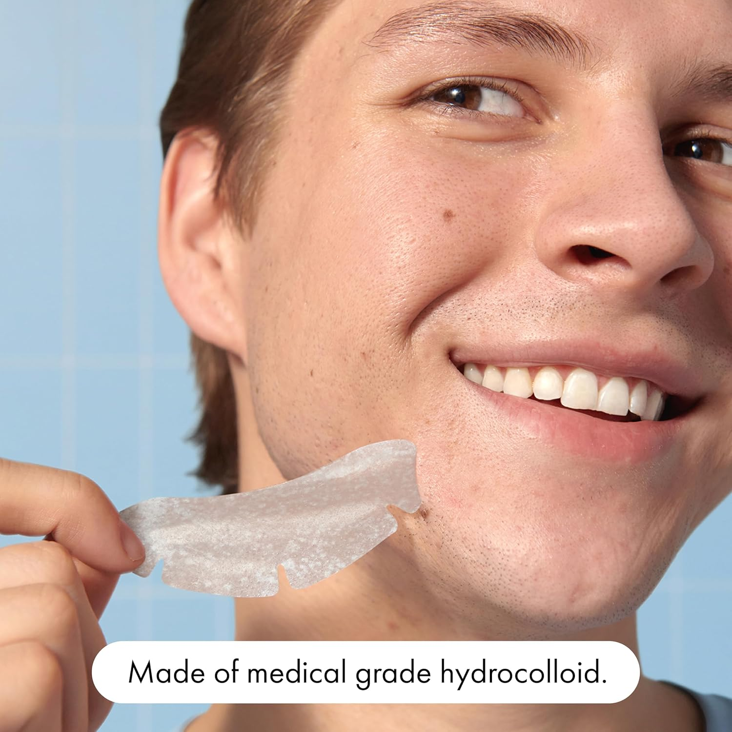 Hero Cosmetics Mighty Patch Chin Patch - Hydrocolloid Acne Pimple Patch for Covering Zits and Blemishes - Spot Stickers for Chin, 8 Patches image number 3