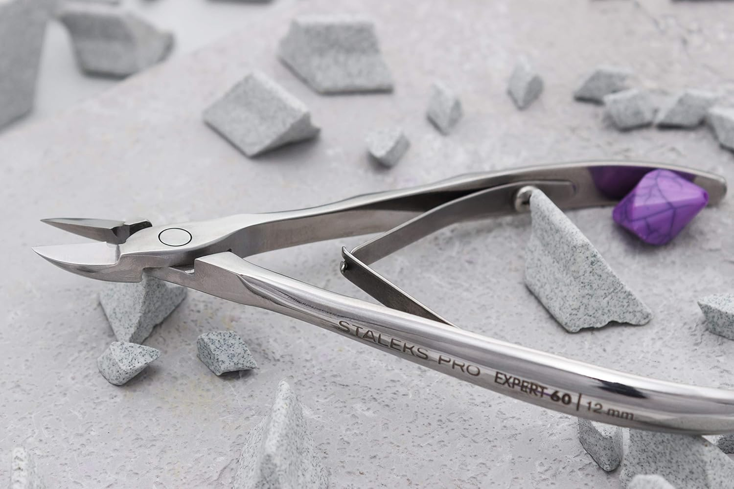 STALEKS PRO by Natury Nails Professional Nail Clippers 12 Mm Special Pedicure Stainless Steel Expert 60-12 image number 5