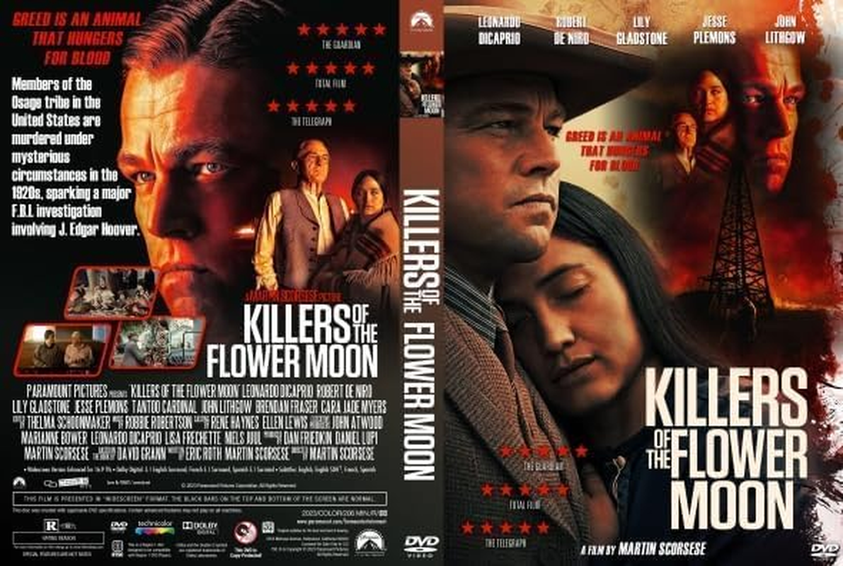 Killers of the Flower Moon (2023) Movie DVD
