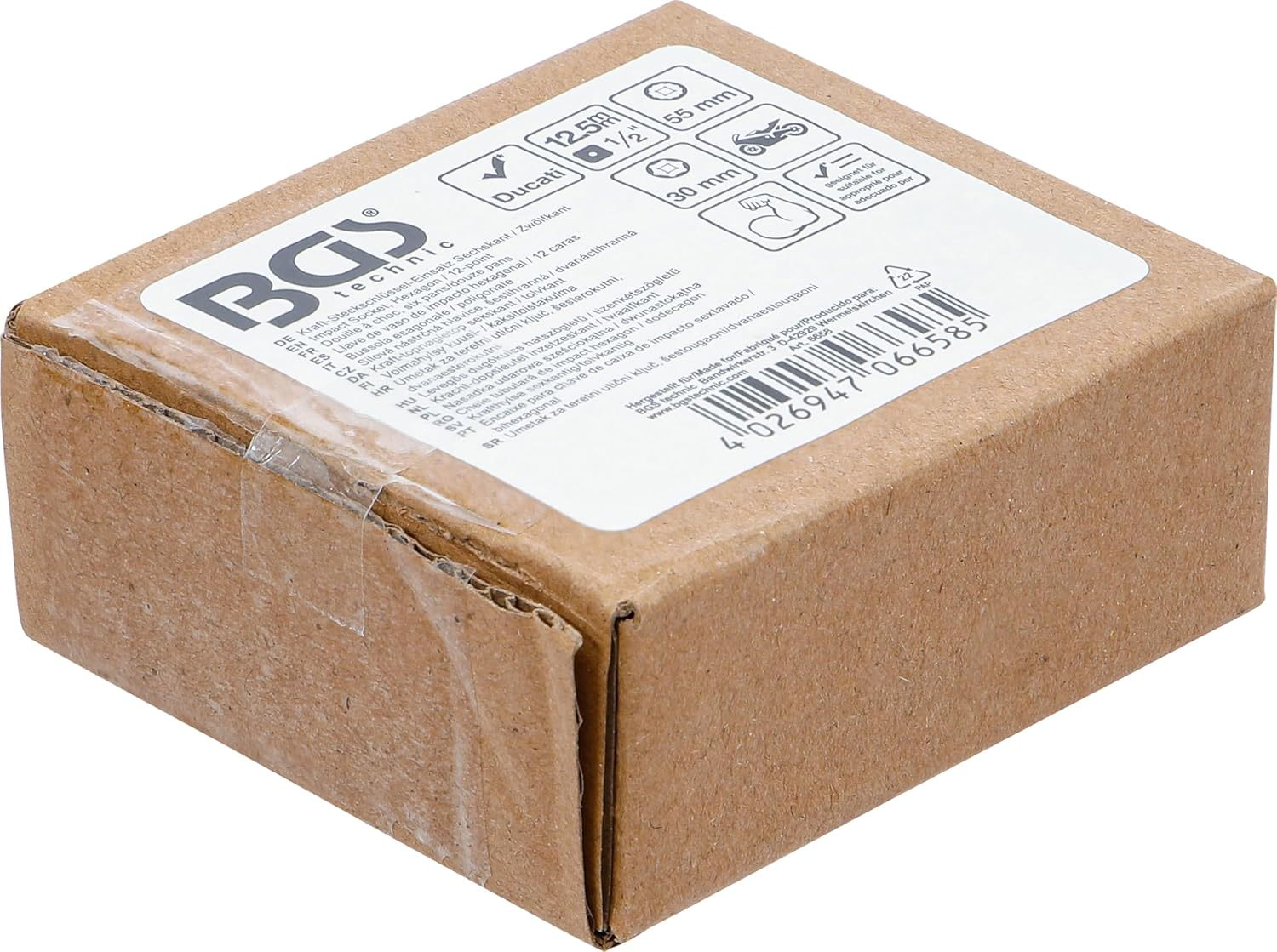 BGS 6658 | Impact Socket, Hexagon / 12-Point | for Ducati Wheel Fixings | 12,5 Mm (1/2") Drive | 30/55 Mm image number 1