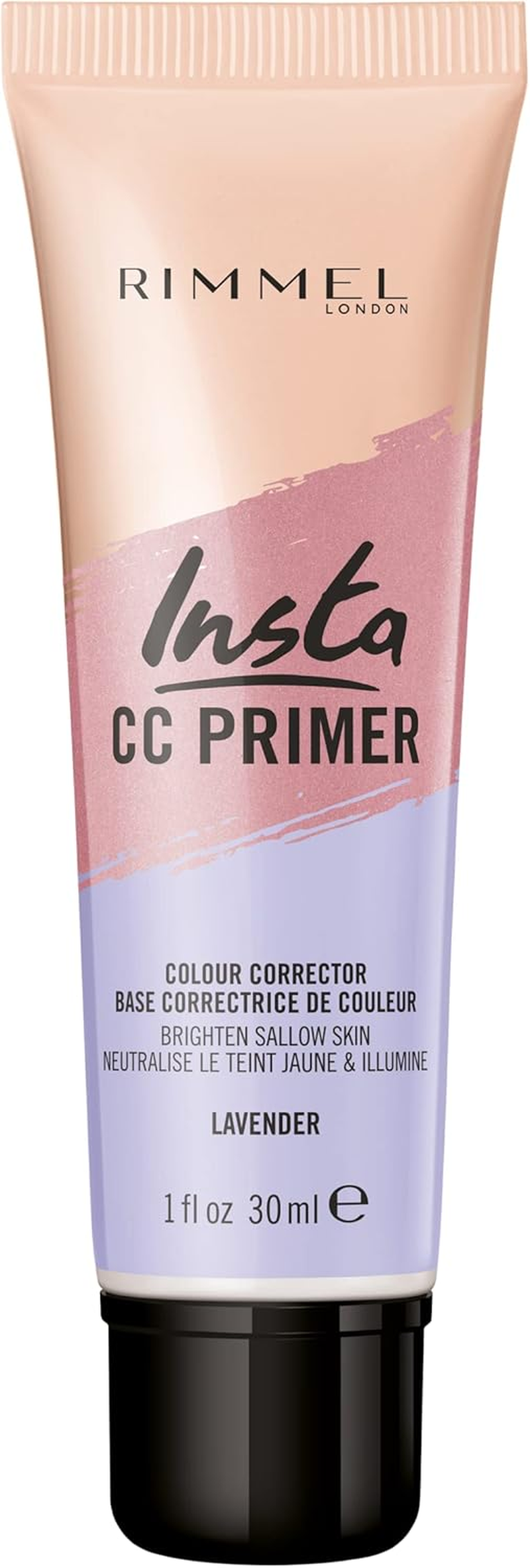 Rimmel London Insta CC Primer, Peach, 30Ml
