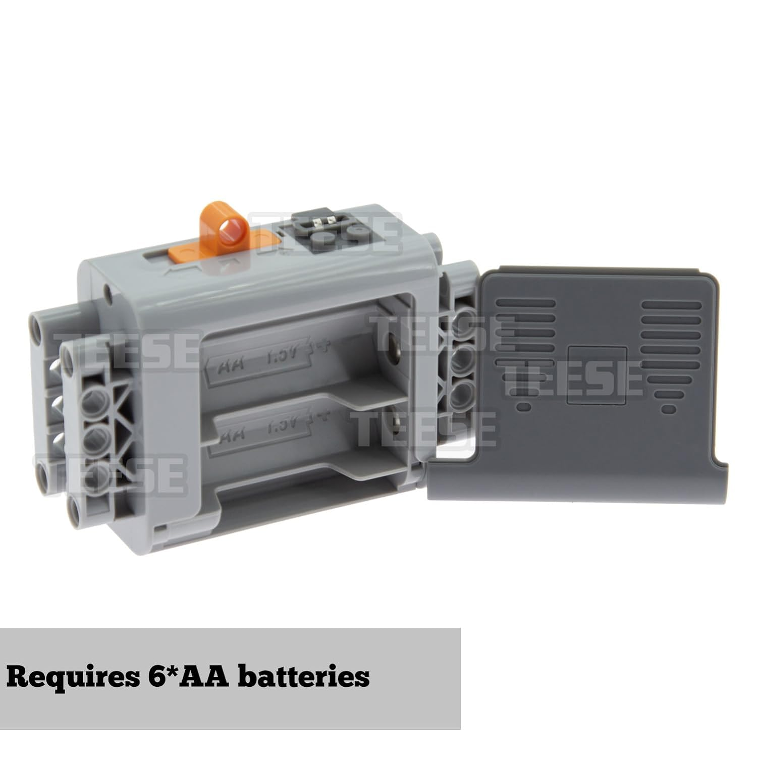 TEESE 5Pcs Technic-Motor Set with Motor-Remote-Control-Receiver, Battery-Box, Compatible with Technic-Parts image number 5