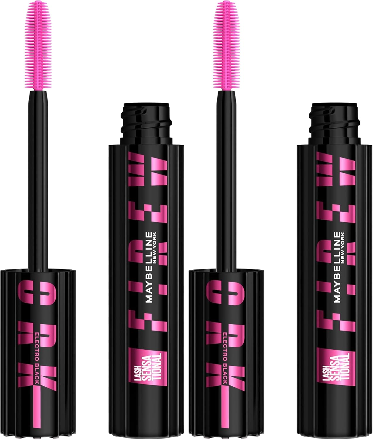 Maybelline New York Lash Sensational Firework Mascara - Electro Black (Pack of 2) image number 4