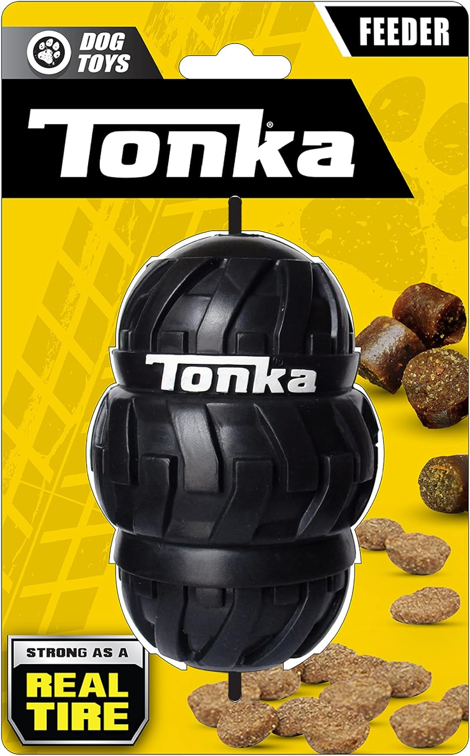 Tonka Tread Feeder Toy, Black, Extra Large image number 2