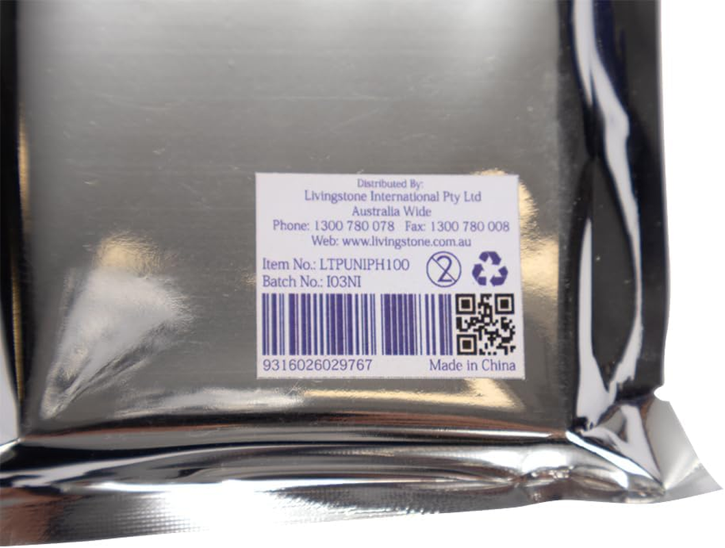 Livingstone Universal Ph Indicator Strips Litmus Paper, Ph 0 to 14 with Colour Chart, Biodegradable, 100 Tests/Pack image number 4