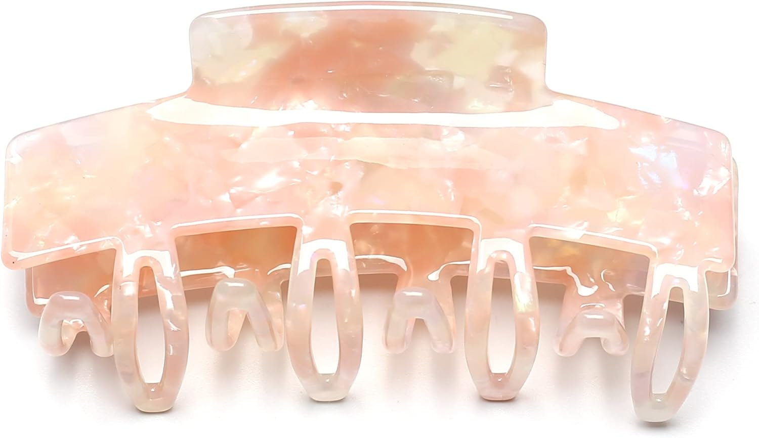 Square Hair Clip Beautiful Women'S Hair Clip Headpiece Elegant Hair Accessory 1 Piece (9.8 Cm X 4.2 Cm, Pink) image number 4