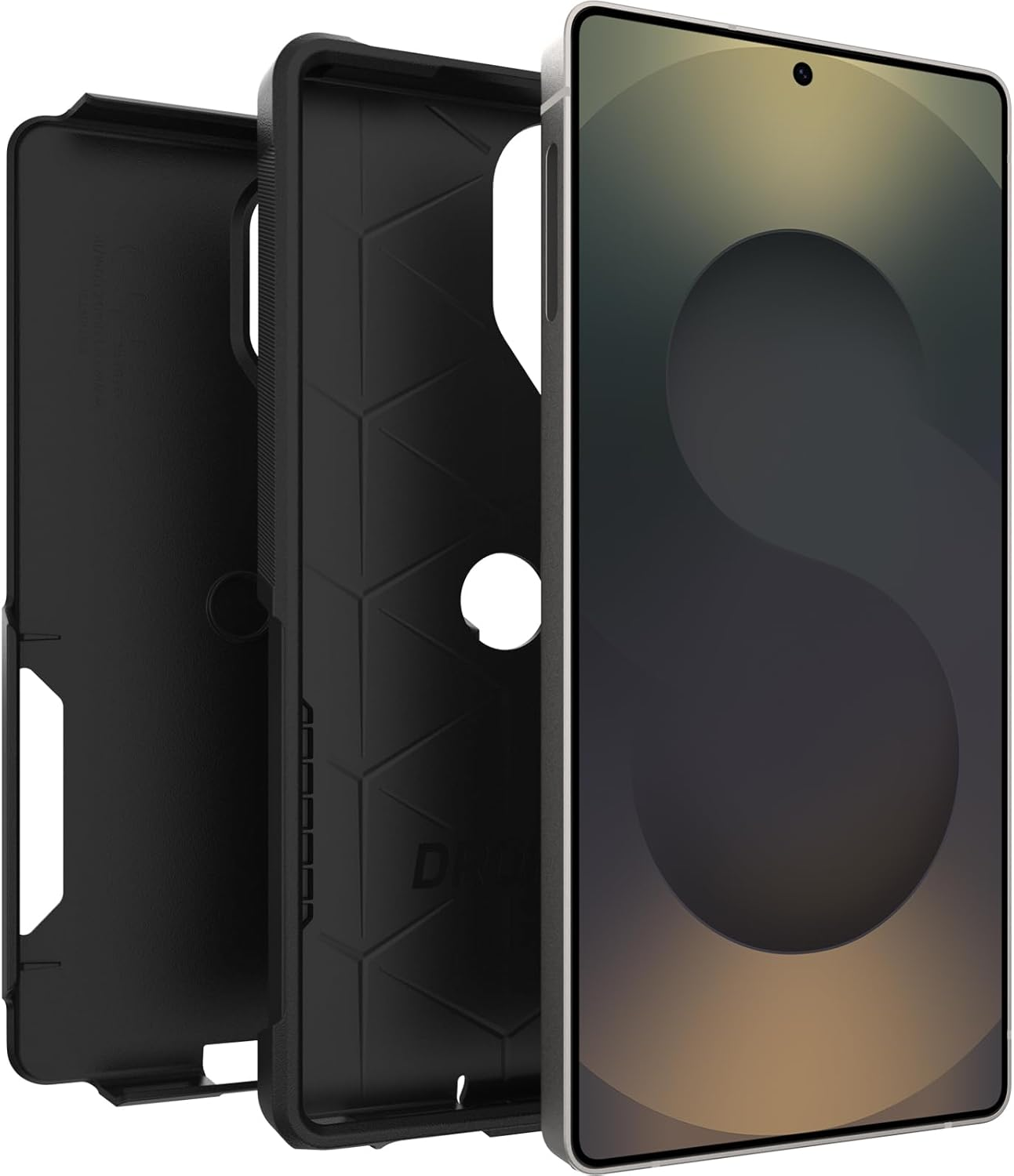 Otterbox Commuter Case for Samsung Galaxy S25 Ultra, Shockproof, Drop Proof, Rugged, Protective Case, 3X Tested to Military Standard, Black image number 4