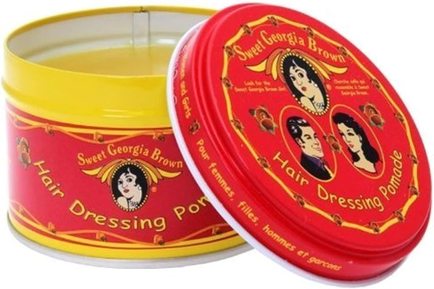 Sweet Georgia Brown Hair Dressing Pomade RED 120Ml image number 4