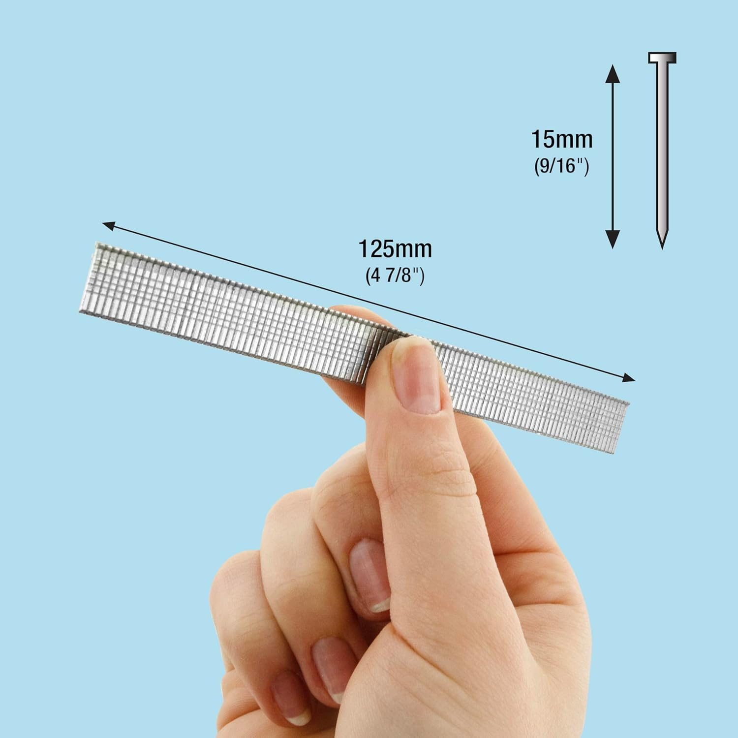 TACWISE 1509 Type 180/15 Mm Stainless Steel 18G Brad Nails, Pack of 2,000, Silver image number 4