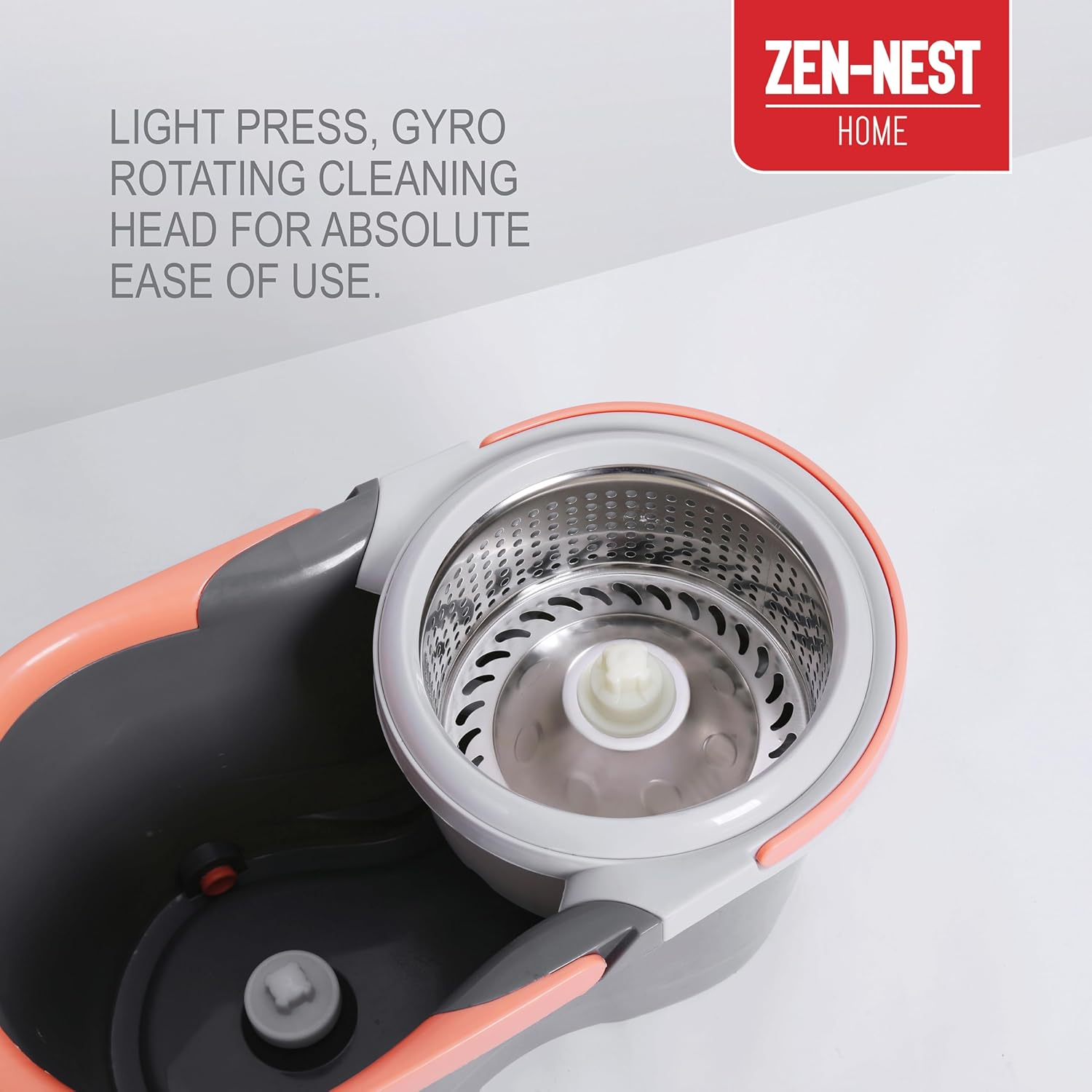 Zen Nest Premium Spin Mop & Head image number 4