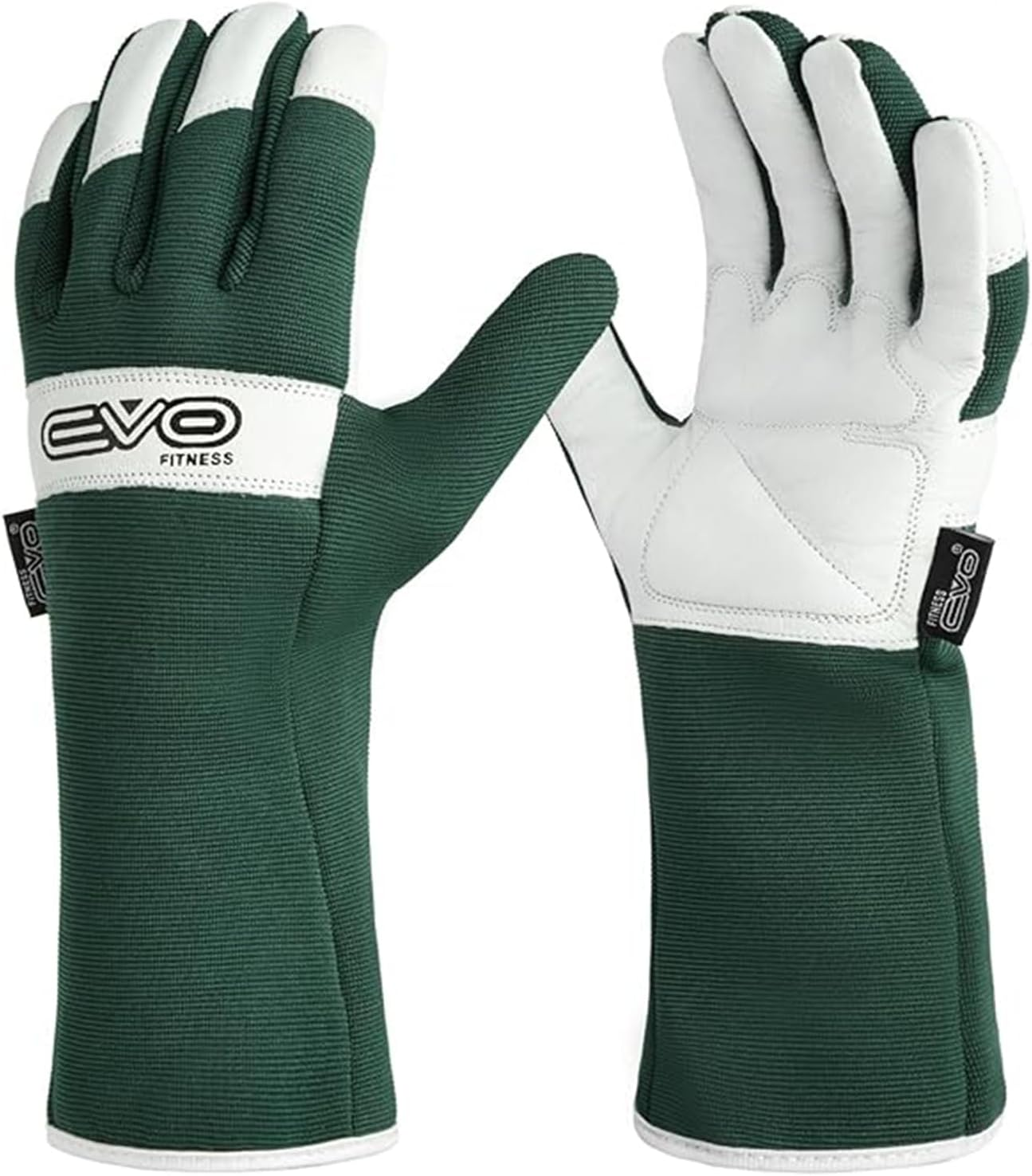 EVO Fitness Gardening Gloves for Men and Women Tough Thorn Proof Comfortable Breathable Protective Leather with Strong Grip Rigger Garden Work Safety Gloves
