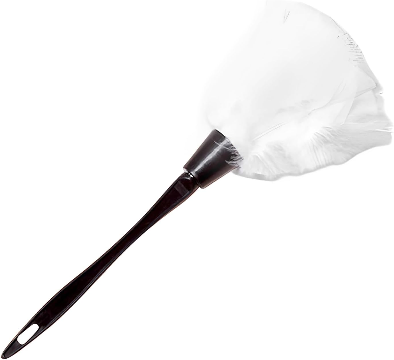 Feather Duster White, 25 CM Premium Genuine Feather Duster with Handle, Anti-Static Dusting Brush for Home,Car,Furniture & Screen Cleaning image number 5