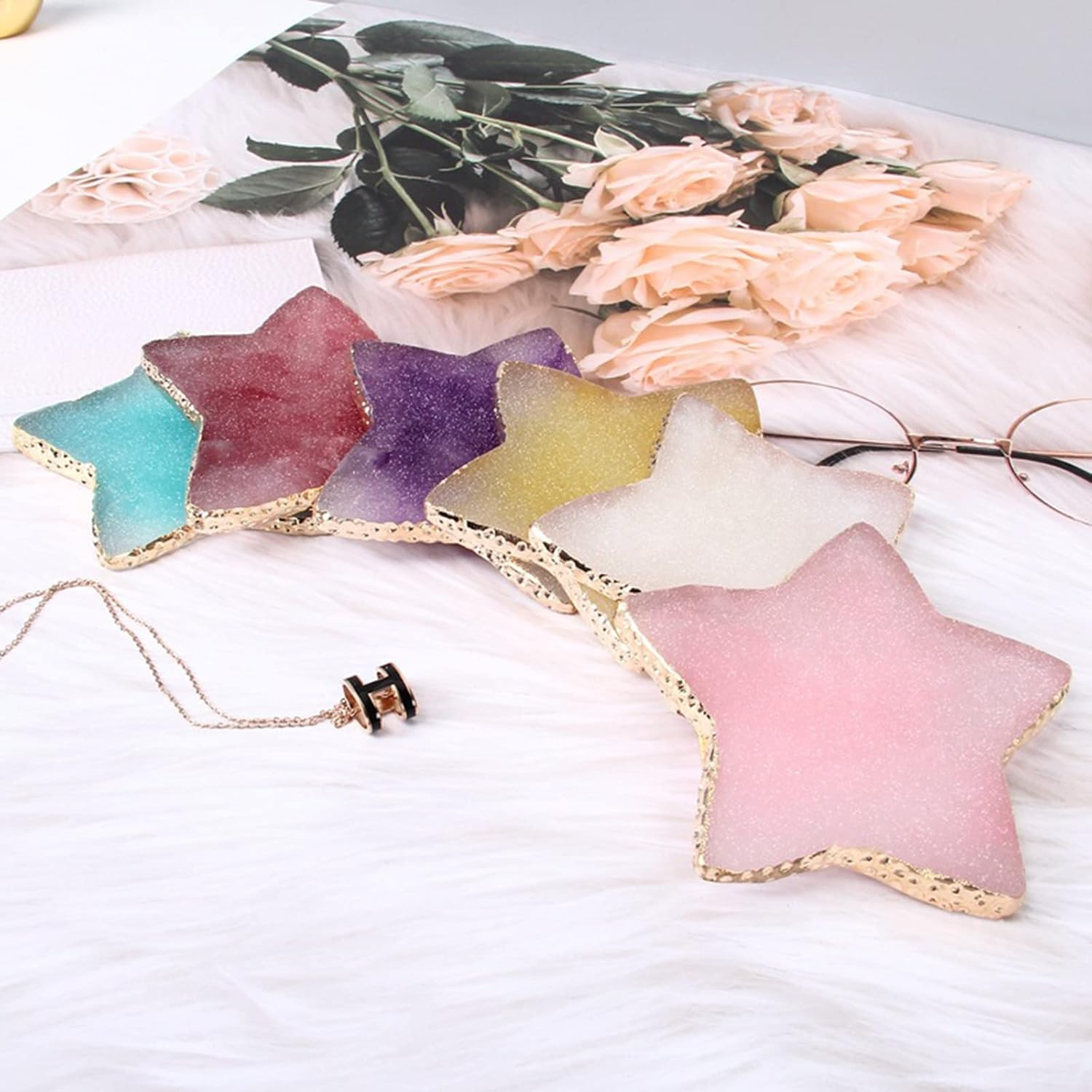 1 Piece Nail Art Palette Nail Polish Palette Mixing Palette Makeup Plate Nail Plates for Nail Art Nail Tip Holder Nail Art Display image number 2