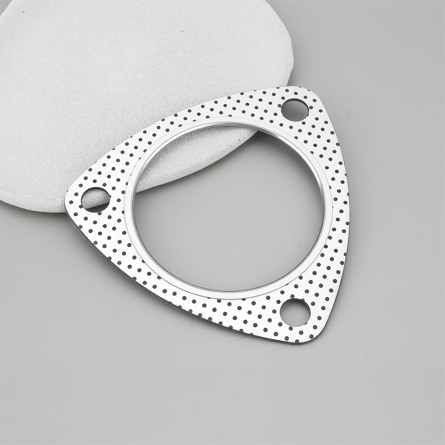 2.75" Downpipe Exhaust Flange Gasket 71Mm Compatible with Three-Bolt Exhaust Flange Connections