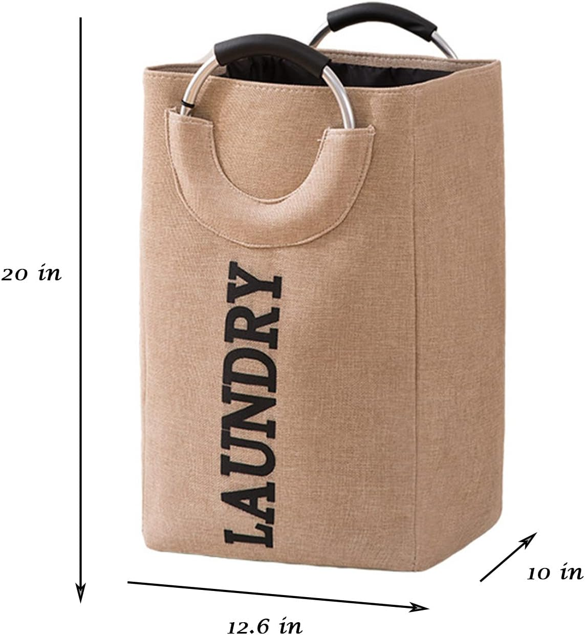 Laundry Basket,Laundry Hamper,Collapsible Laundry Baskets with Handles,Large Storage Basket for Toy and Clothes. image number 5