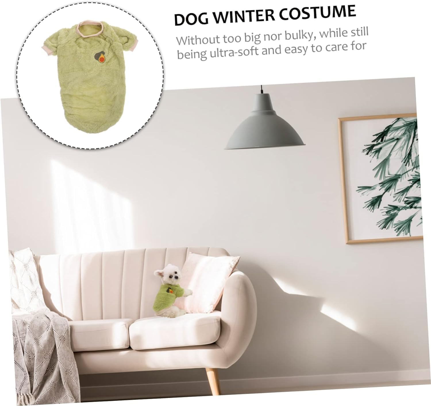 1Pc Clothes for Pets Dog Coat Dog Clothing Winter Pet Clothes Girls Pajamas Dog Sweaters for Small Dogs Wool Coat Fleece Nightgown Dog Vest Jacket Polyester Accessories Cartoon Dog image number 6