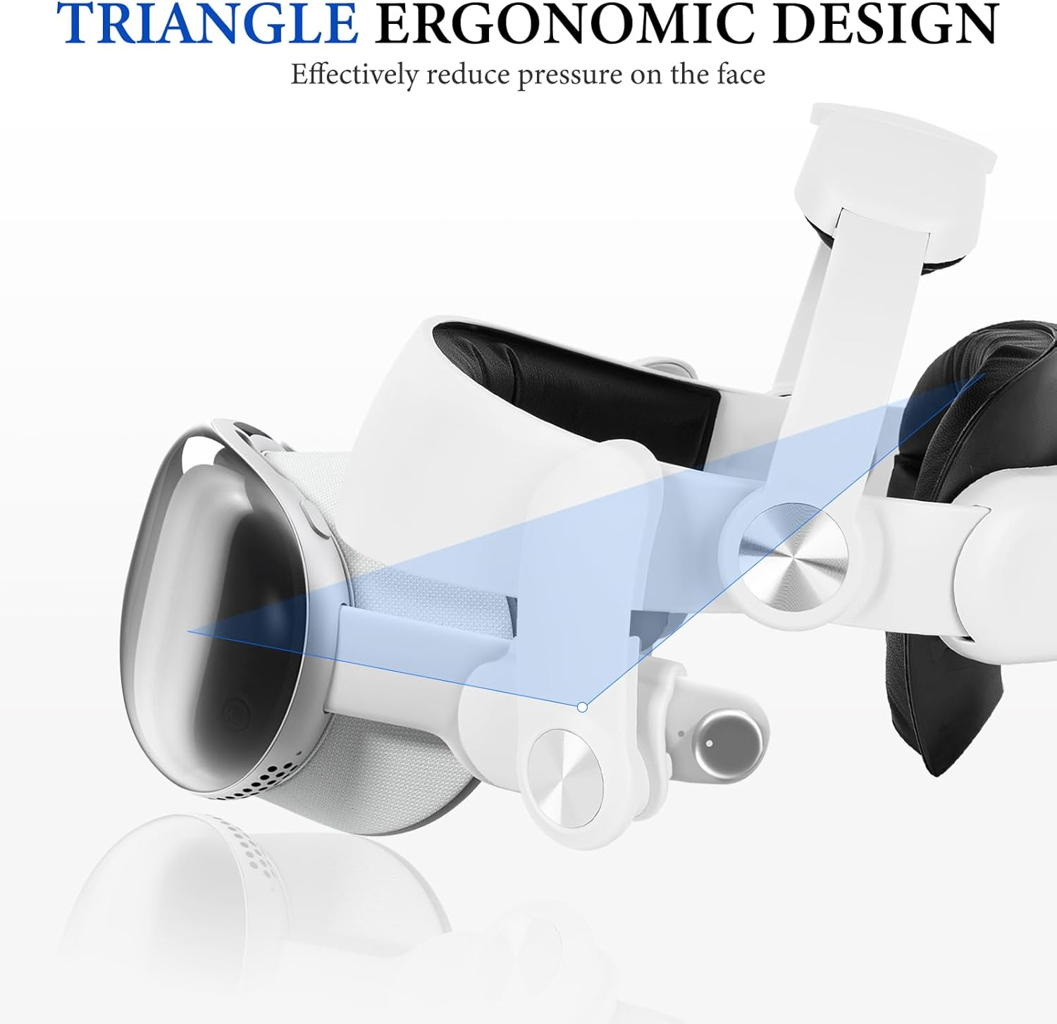 Geekria Comfort Head Strap Compatible with Apple Vision Pro, Detachable Strap Replacement, Soft Cushion Reduce Facial Stress, Ergonomic Adjustable Durable Headstrap VR Accessories image number 3