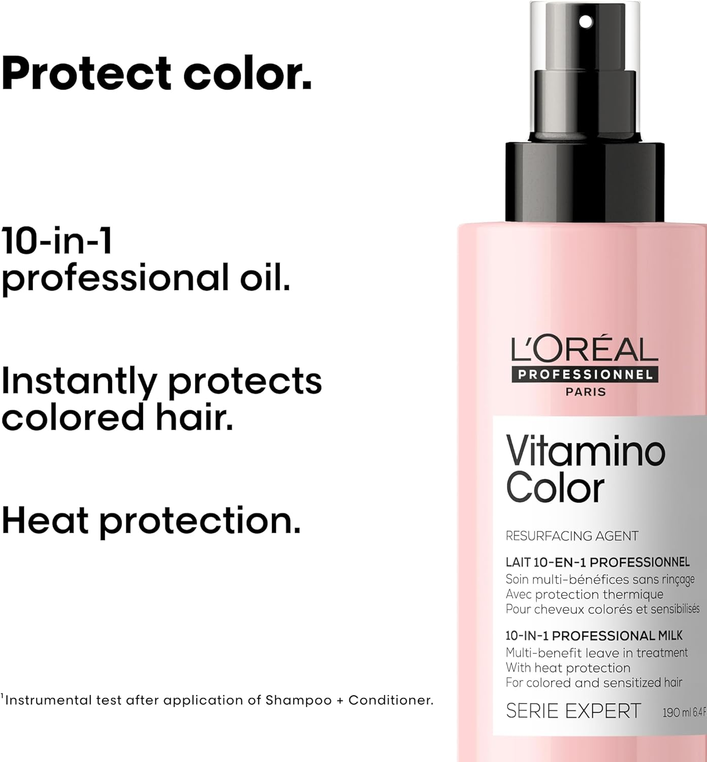 L'Oreal Professionnel Vitamino Color Trio Set | Salon Grade Hair Color Protection & Preservation | Prevents Damage | Adds Vibrancy & Enhances Shine image number 4