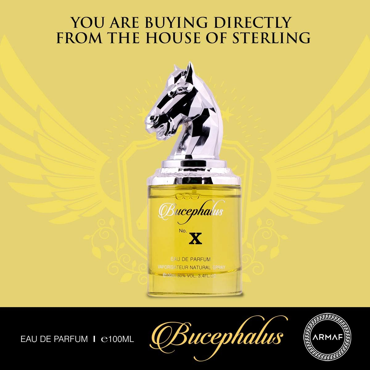 Armaf Bucephalus X Eau De Parfum Spray for Men 100 Ml