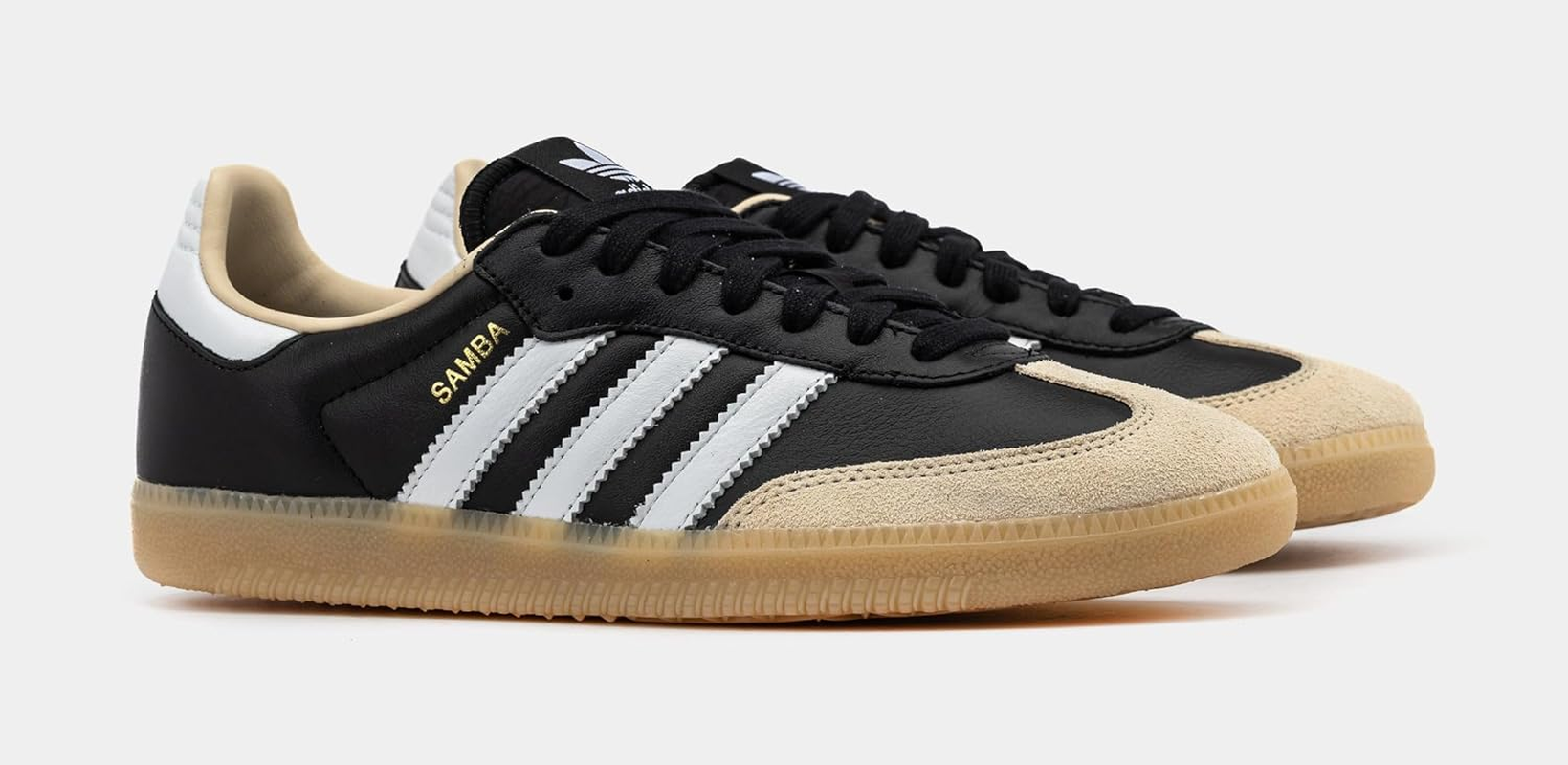 Adidas Samba OG Mens Lifestyle Shoes (Off White/Core Black/Gum 3) image number 5