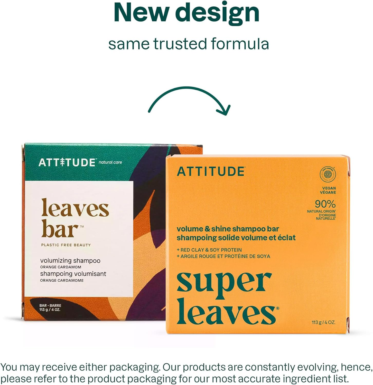 ATTITUDE Volume & Shine Shampoo Bar, Natural Origin, for Thin and Flat Hair, Soy Protein & Red Clay, EWG Verified & Clean Ingredients, Vegan, Orange Blossom & Eucalyptus, 4 Oz image number 4