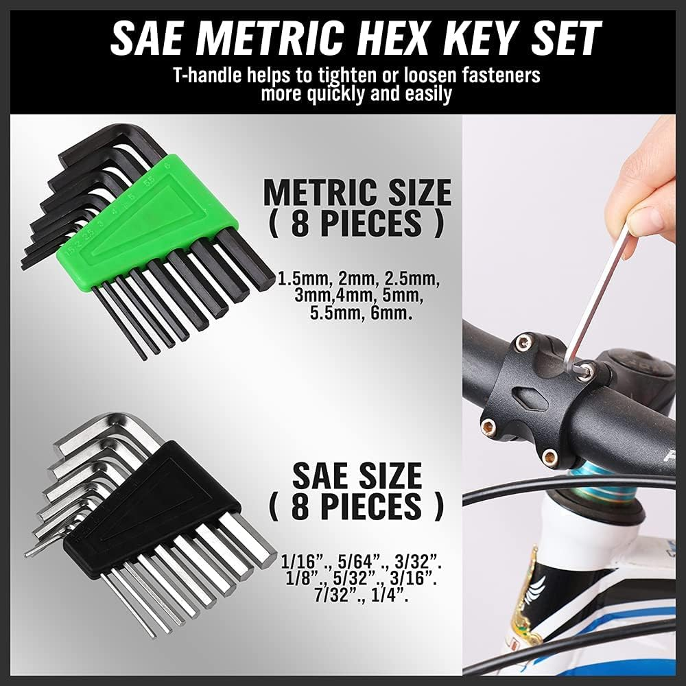 SWANLAKE 118PCS Magnetic Screwdrivers Set with Plastic Ranking,Tools for Men image number 5