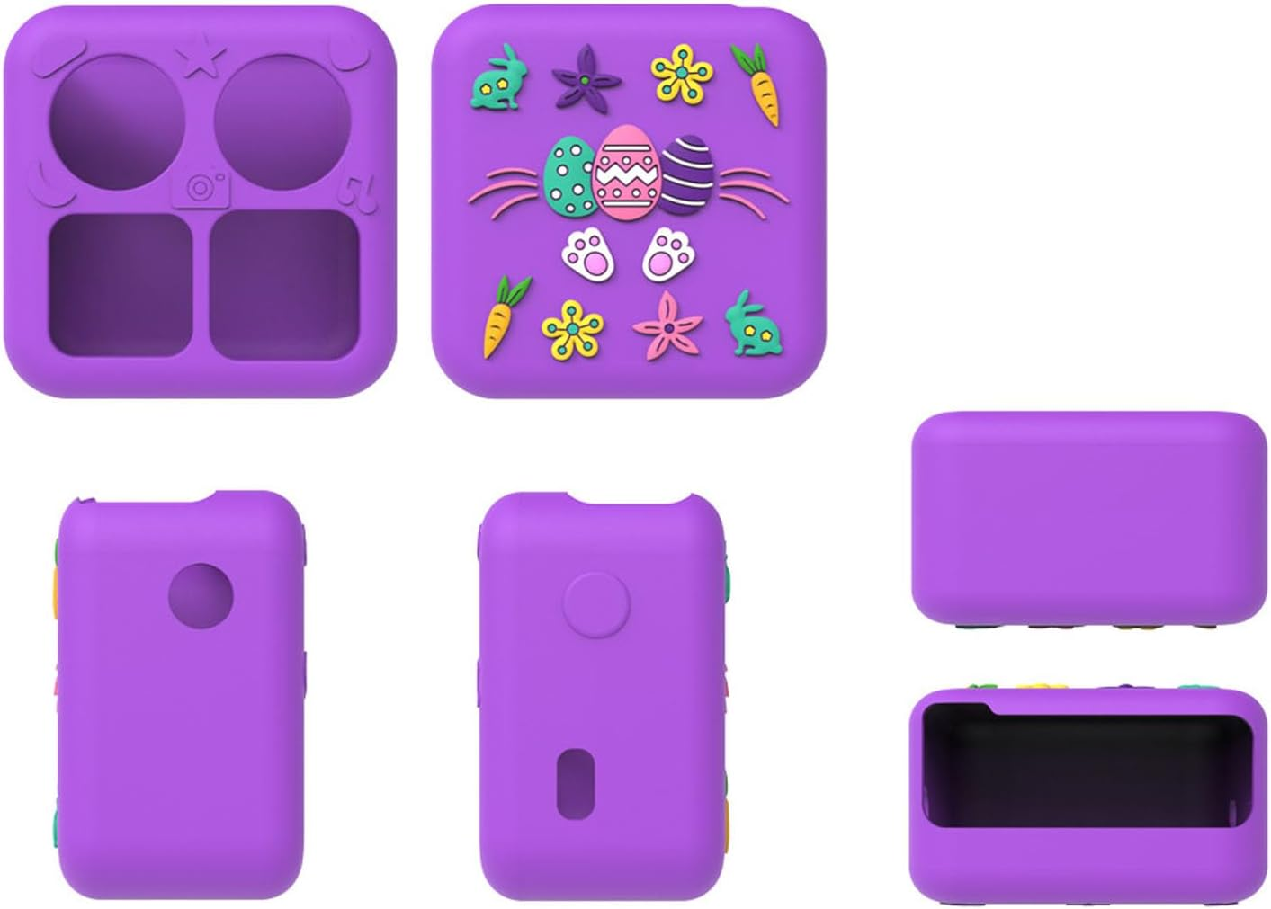 Silicone Cover for Yoto Mini Player, Protective Soft Silicone Case Cover, Accessory for Kids Audio Music Players (Light Purple)