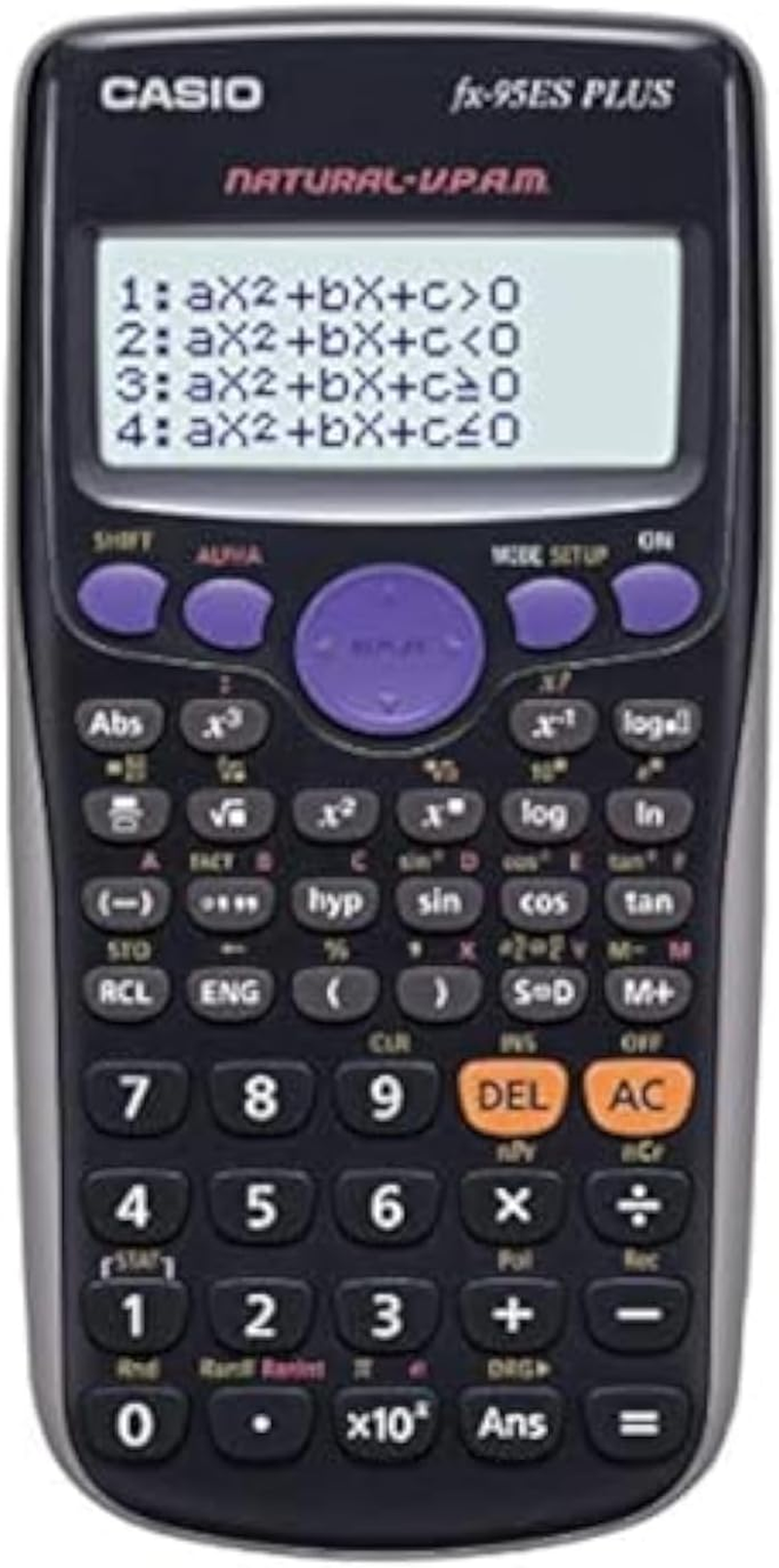 CASIO Fx-95 ES plus 2Nd - Scientific Calculator 274 Functions, Easy Menu image number 1