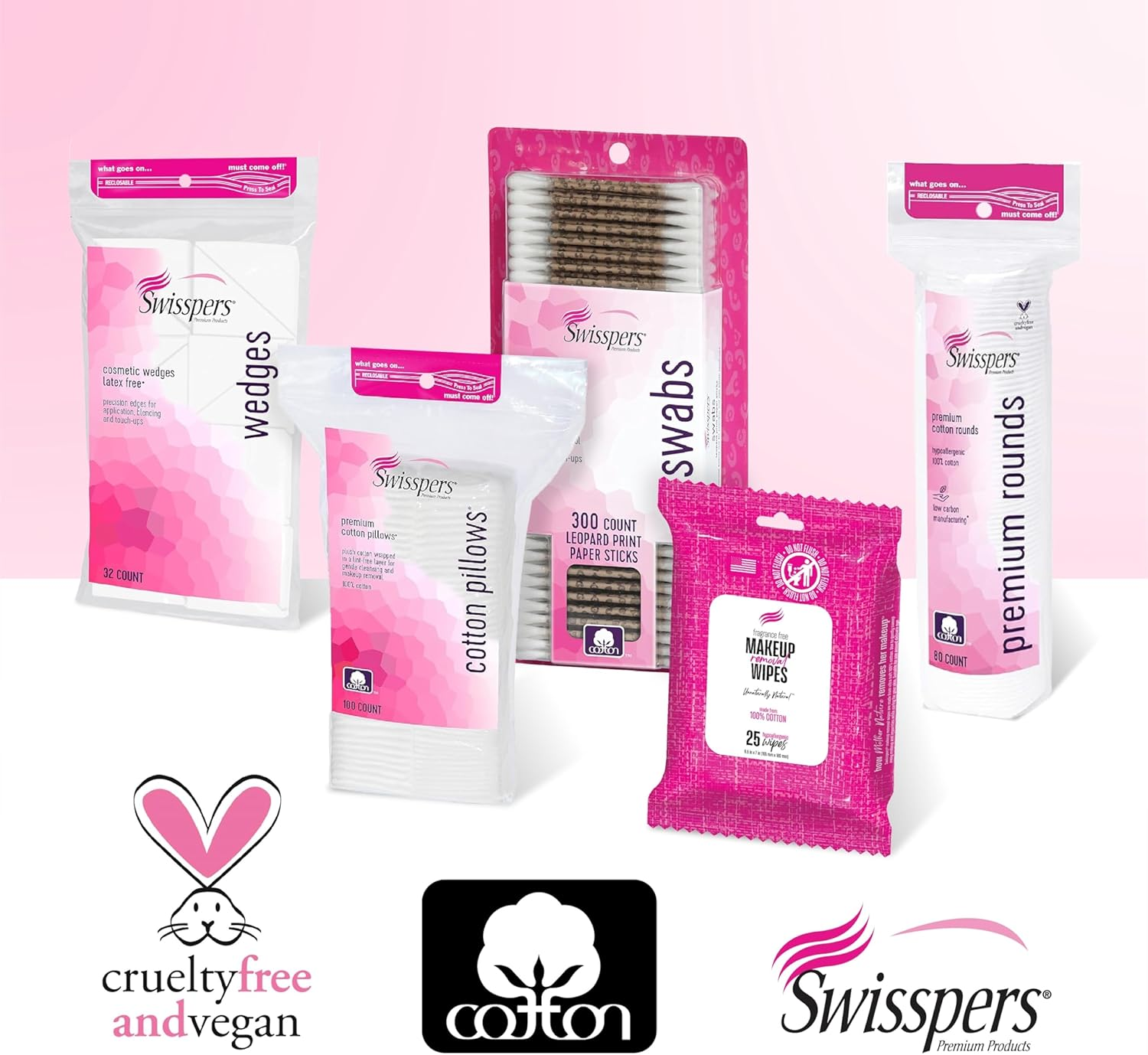 Swisspers Premium Pro Cosmetic Wedges, Latex-Free Makeup Wedge, Jumbo Size, 16 Count Bag image number 5