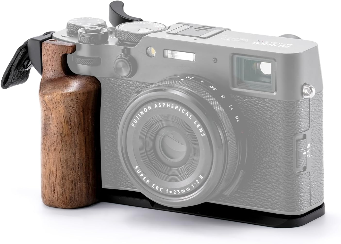 Tilta Vintage Camera Cage Compatible with Fujifilm X100VI &ndash; Black | Travel Kit | Thumb Grip | Strap Attachments | ARCA Ready | Lightweight & Durable TA-T70-B-B