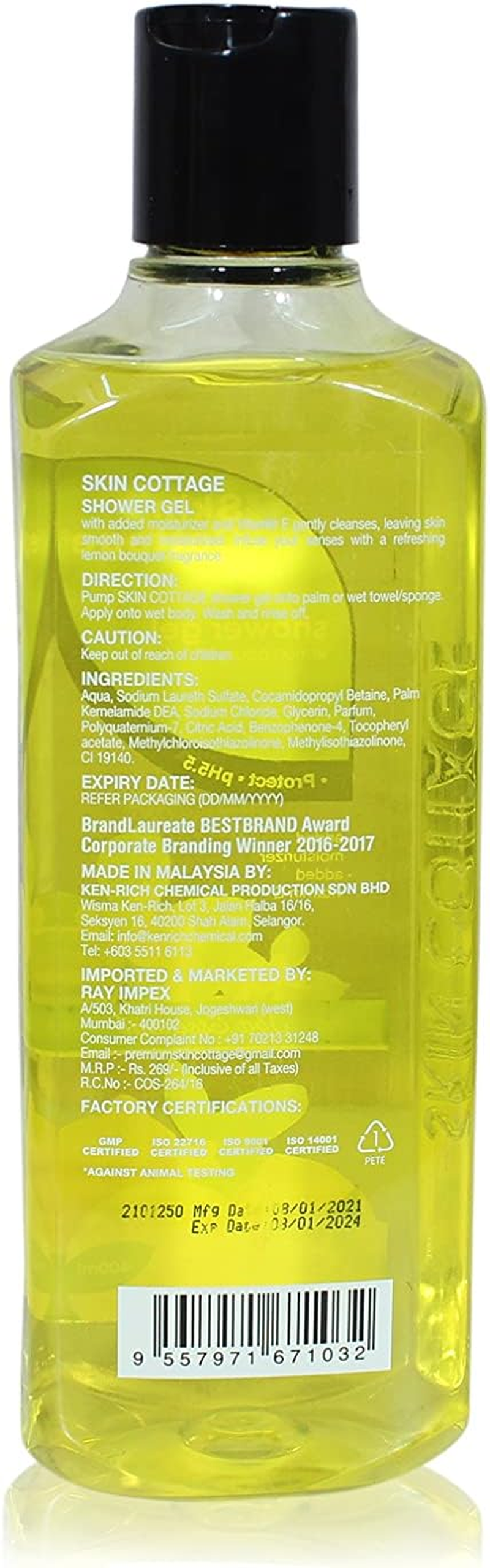 Skin Cottage Shower Gel - Lemon Bouquet(400 Ml) image number 2